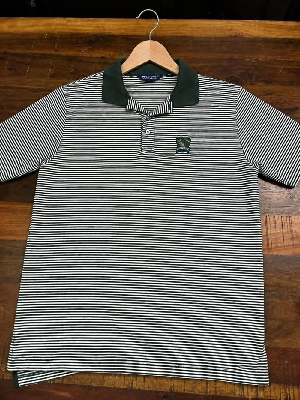 Polo Golf Ralph Lauren Mens L 2007 US Open Oakmont Striped Golf Polo Shirt
